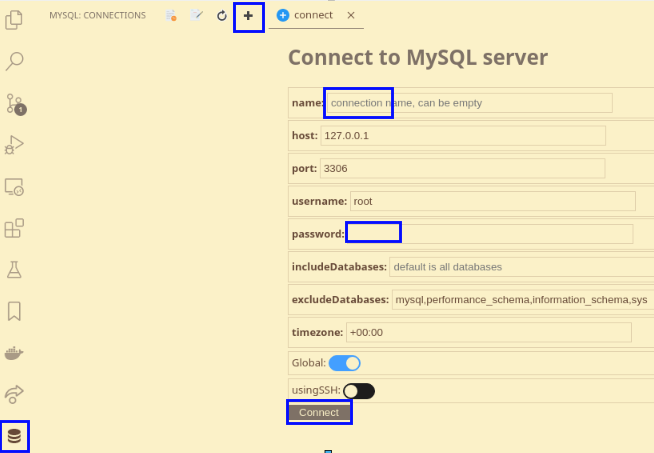vscode mysql客户端配置